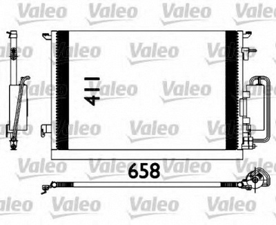 VALEO 817647 -  Конденсатор, кондиционер