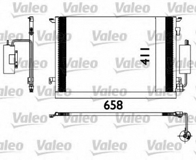 VALEO 817648 -  Конденсатор, кондиционер