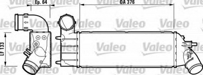 VALEO 817650 -  Интеркулер