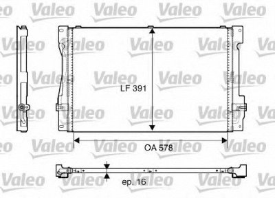 VALEO 817675 -  Конденсатор, кондиционер