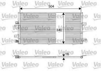 VALEO 817687 -  Конденсатор, кондиционер