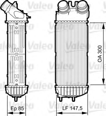 VALEO 817706 -  Интеркулер