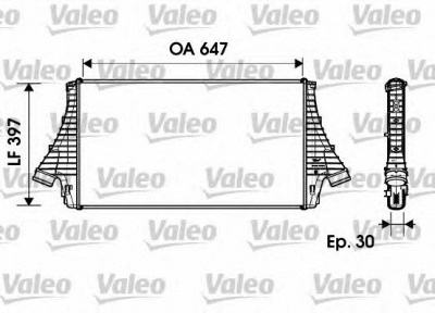 VALEO 817729 -  Интеркулер