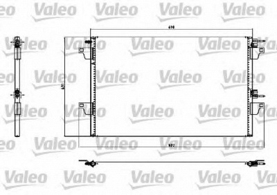 VALEO 817731 -  Конденсатор, кондиционер