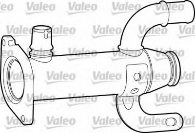 VALEO 817753 -  Радиатор, рециркуляция ОГ