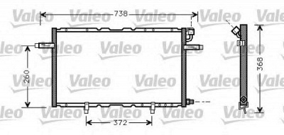 VALEO 817797 -  Конденсатор, кондиционер
