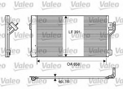 VALEO 817842 -  Конденсатор, кондиционер