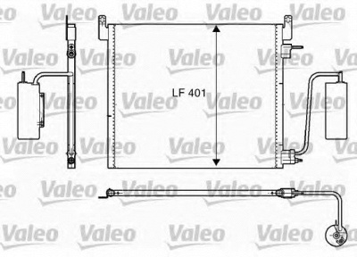VALEO 817853 -  Конденсатор, кондиционер