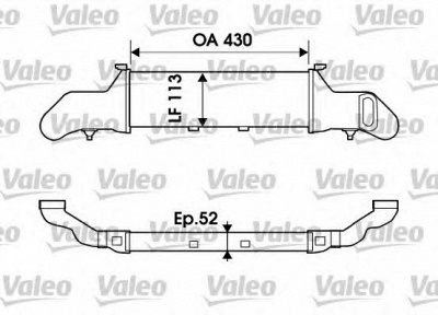 VALEO 817902 -  Интеркулер