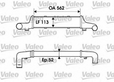 VALEO 817905 -  Интеркулер