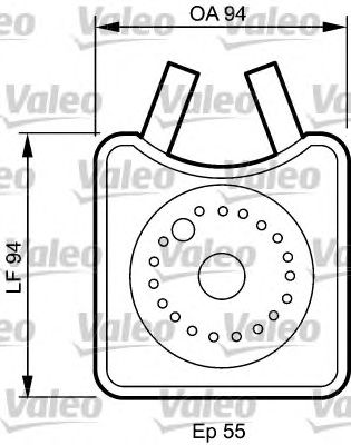 VALEO 817943 -  масляный радиатор, двигательное масло