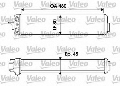 VALEO 817952 -  масляный радиатор, двигательное масло