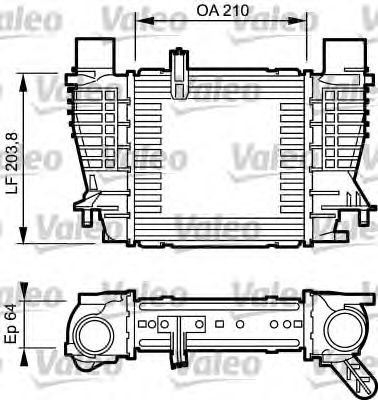 VALEO 817999 -  Интеркулер