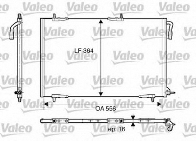 VALEO 818000 -  Конденсатор, кондиционер
