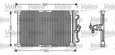 VALEO 818022 -  Конденсатор, кондиционер
