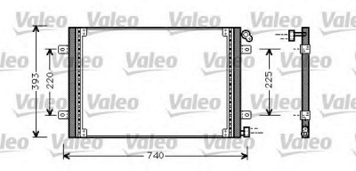 VALEO 818029 -  Конденсатор, кондиционер