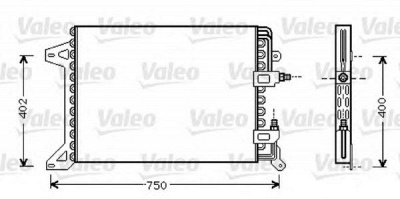 VALEO 818038 -  Конденсатор, кондиционер