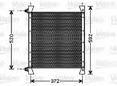 VALEO 818039 -  Конденсатор, кондиционер