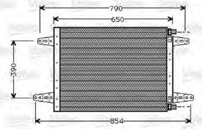 VALEO 818045 -  Конденсатор, кондиционер