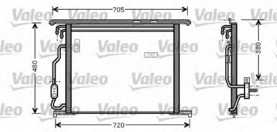VALEO 818049 -  Конденсатор, кондиционер