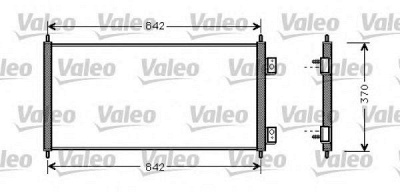 VALEO 818050 -  Конденсатор, кондиционер