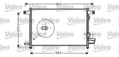 VALEO 818061 -  Конденсатор, кондиционер