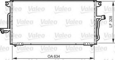 VALEO 818081 -  Конденсатор, кондиционер