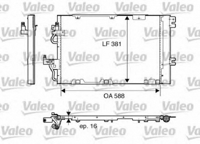 VALEO 818114 -  Конденсатор, кондиционер