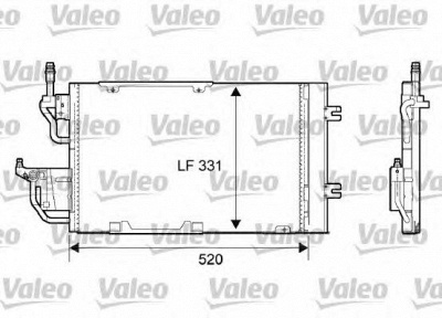 VALEO 818168 -  Конденсатор, кондиционер