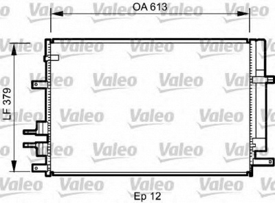 VALEO 818187 -  Конденсатор, кондиционер