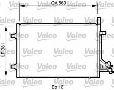 VALEO 818194 -  Конденсатор, кондиционер