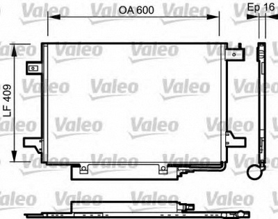 VALEO 818199 -  Конденсатор, кондиционер