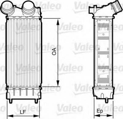 VALEO 818226 -  Интеркулер