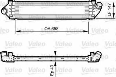 VALEO 818239 - Интеркулер