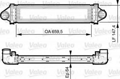 VALEO 818240 - Интеркулер