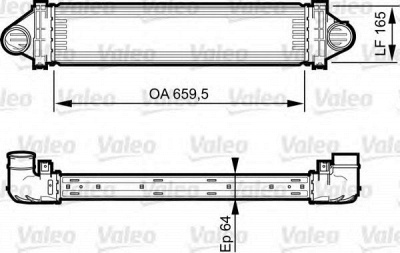 VALEO 818245 -  Интеркулер