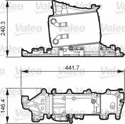 VALEO 818266 - Интеркулер