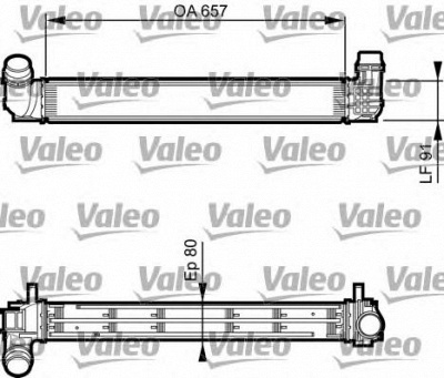 VALEO 818269 -  Интеркулер