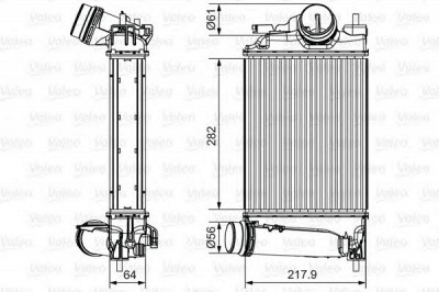 VALEO 818295 -  Интеркулер
