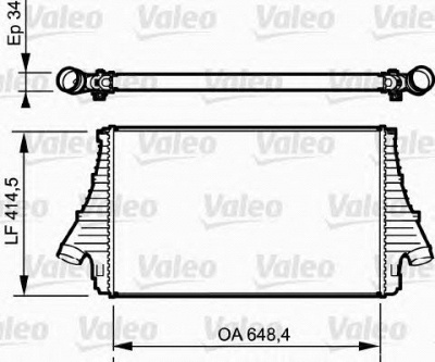 VALEO 818722 -  Интеркулер