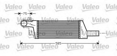 VALEO 818728 -  Интеркулер