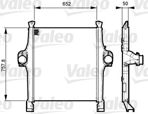 VALEO 818736 -  Интеркулер