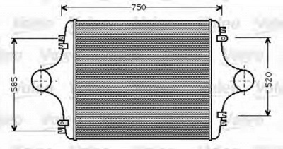 VALEO 818743 -  Интеркулер