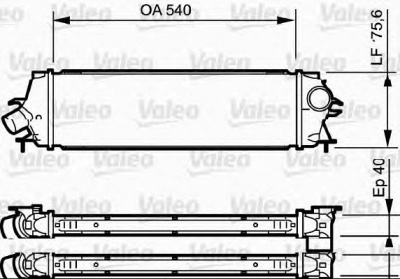 VALEO 818771 -  Интеркулер