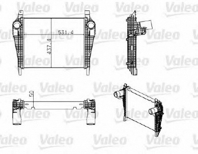 VALEO 818777 - Интеркулер