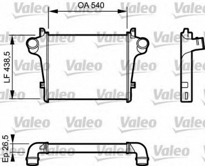 VALEO 818779 - Интеркулер
