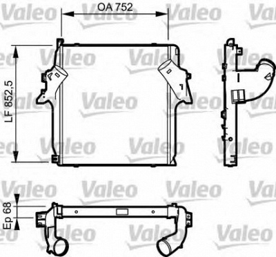 VALEO 818781 -  Интеркулер