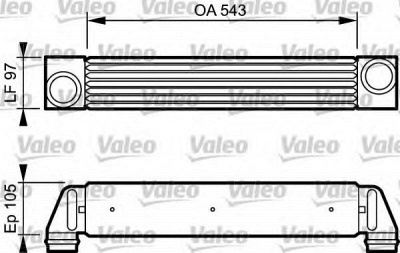 VALEO 818796 -  Интеркулер