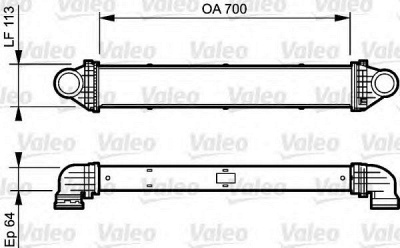 VALEO 818806 -  Интеркулер