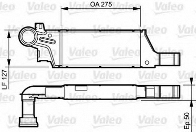 VALEO 818809 -  Интеркулер